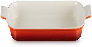 Le Creuset Bakeware rectangular Heritage stoneware 26x19cm / 2 4L orange 0843251102730 2