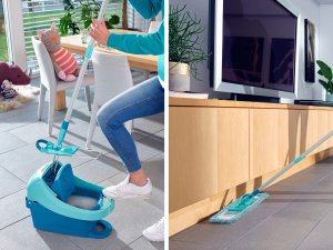 Mop Leifheit LEIFHEIT Floor brush with folding cat box Profi XL super soft 42cm 4006501554574 6