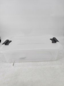LA-KA-PE Box with lid crystalbox Cornelia 59 5x39 5x17cm 28L transparent 4001515429016 2