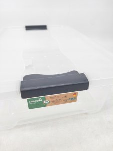 LA-KA-PE Box with lid crystalbox Cornelia 59 5x39 5x17cm 28L transparent 4001515429016 3