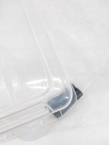 LA-KA-PE Box with lid crystalbox Cornelia 59 5x39 5x17cm 28L transparent 4001515429016 5