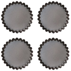 Set of tartlet molds. 4 pcs with removable base O10cm 3426470271684 2