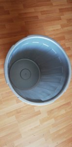 Kosz na śmieci Keeeper Waste bin Mats 50L Maxi O50x55cm silver 4001515214957 3
