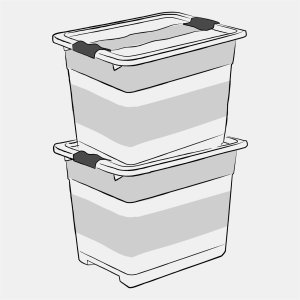LA-KA-PE Box with vacuum Keeper 12L 39 5x29 5x17 5cm 285390 3