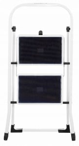 Folding stepladder K40 BasicLine / steel / 2 steps safety handle 4007126017192 2