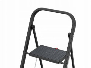 Folding stepladder K44 StandardLine / steel / 2 steps safety handle / black 4007126241726 4