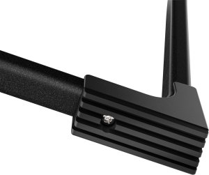 Folding stepladder K44 StandardLine / steel / 3 steps safety handle / black 4007126241733 9