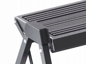 Folding step bench StepFix / terracotta / 2 steps / black 4007126368447 2