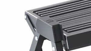 Folding step bench StepFix / terracotta / 2 steps / black 4007126368447 3