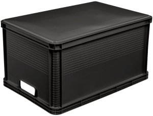 LA-KA-PE Transport box with load capacity up to 30kg Robert 60x40x32cm 64L graphite color 4052396010039 7