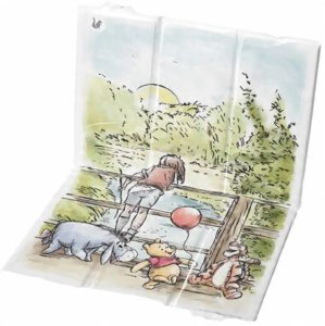 Travel rug Antek "Winnie the Pooh" unfolded 70x50x5cm folded 29x13x5cm white 4052396073256 1