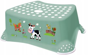 Step bench Tomek "Funny Farm" 40 5x28 5x14cm green 4052396083279 1