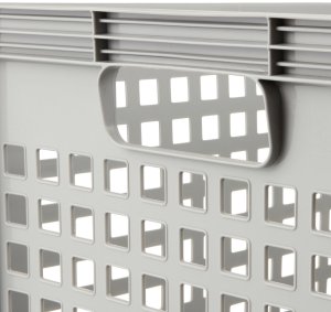 Transport basket with load capacity up to 60kg Robert 60x40x32cm 64L grey 4052396083149 4