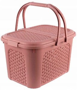 Picnic basket Inka 35x46x28 5cm 28L gray 4052396091434 1