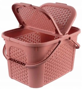 Picnic basket Inka 35x46x28 5cm 28L gray 4052396091434 2