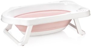 Folding baby bath Maja "Pure" 48x82x23 5cm pink 4052396088069 1