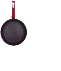 Frying pan Cosmo O18cm induction red with guard 4744561010677 1