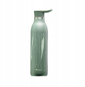 Thermal bottle CityLoop Thermavac eCycle Water Bottle 0.6L parstradata nerus. terracotta / pale green Leaf 6939236413688 1