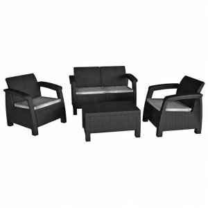 Gardena Garden furniture set Bahamas Set grey 7290106930476 7