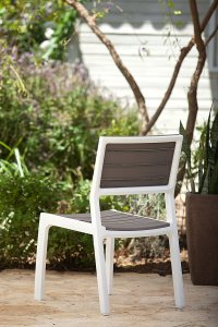 JAHU Armchair Harmony white/cappuccino 223310 2
