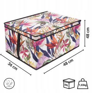 Folding box L size 50x40x25cm Floral Beauty 8000303311317 3