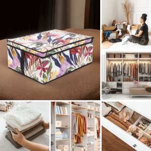 Folding box L size 50x40x25cm Floral Beauty 8000303311317 7