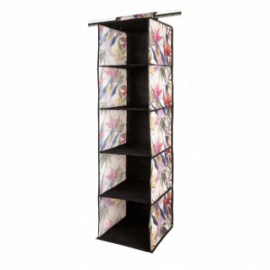 Hanging organizer with 5 shelves 30x30x120cm Floral Beauty 8000303311270 2