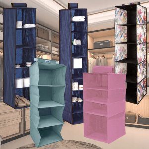 Hanging organizer with 5 shelves 30x30x120cm Floral Beauty 8000303311270 6