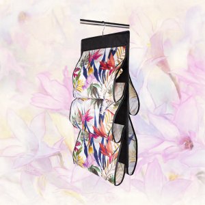 Hanging organizer for 5 handbags Floral Beauty 8000303311348 1
