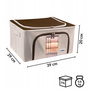 Fabric box Box S 39x29x20cm assorted 8000303315148 4