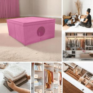 Folding box M size 48x36x19cm Blossom 8000303317432 3