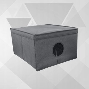 Folding box L size 50x40x25cm Gray 8000303317364 7