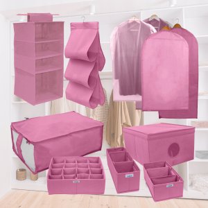 Hanging organizer with 4 shelves 33x33x82cm Blossom 8000303317456 4
