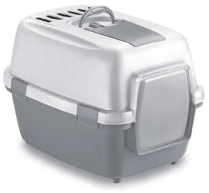 Closed toilet WivaCat 55x40x40cm white/grey 8003507979758 1