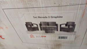 Gardena Garden furniture set Set Nevada 2 grey 8003723490471 6