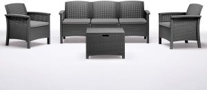Garden furniture set Set Venezia 3 grey 8003723491683 1