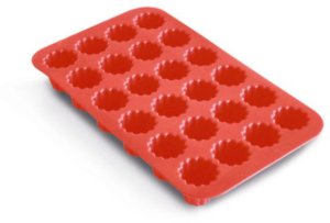 Mini cupcake mold 24 pcs silicone Juliette 17 x 28 5 x 3 5 cm 8006043690521 1