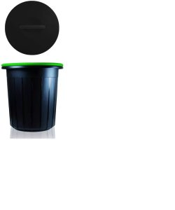 Waste bin Ecosolution 25L 37 5x37 5x39cm dark grey/green 8009115034193 1