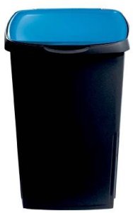 Waste bin Ecosolution 45L 37x36x53 5cm dark grey/blue 8009115034254 2