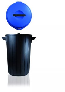 Waste bin Ecosolution 35L 42 5x37 5x54cm dark grey/blue 8009115042754 2