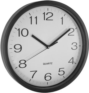 ASI COLLECTION Wall clock O 31cm black 24306031 1