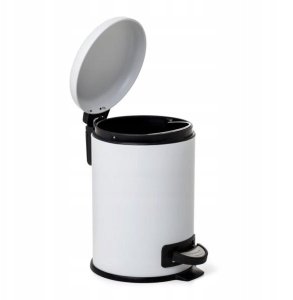 Pedal bucket 3L Nordic stainless steel/white 8411801235324 1