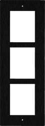 ENTRY PANEL 3MOD. FLUSH FRAME/BLACK/ IP VERSO 9155013B 2N 1