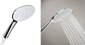 Shower handset Marina O10cm 1 mode chrome 8411801216378 1