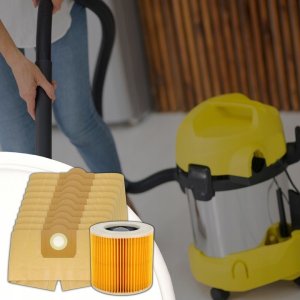 10x Worek do odkurzacza papierowy KARCHER WD3, WD3.200 MV 3 SE 4001 SE 4002 11