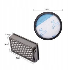 2x Filtry do odkurzacza Tefal Power Cyclonic RO371 ROWENTA COMPACT PREMIUM 12