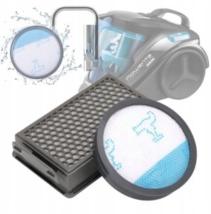 2x Filtry do odkurzacza Tefal Power Cyclonic RO371 ROWENTA COMPACT PREMIUM 10