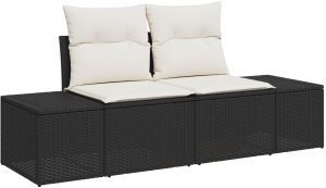 vidaXL Zestaw Kanap Ogrodowych 11-elementowy Beżowy Aluminium 4