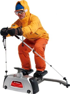 Stepper inSPORTline Symulator narciarski Tombos srebrny (6988) 1