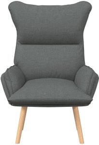vidaXL Fotel relaksacyjny w ciemnoszarym materiale 4